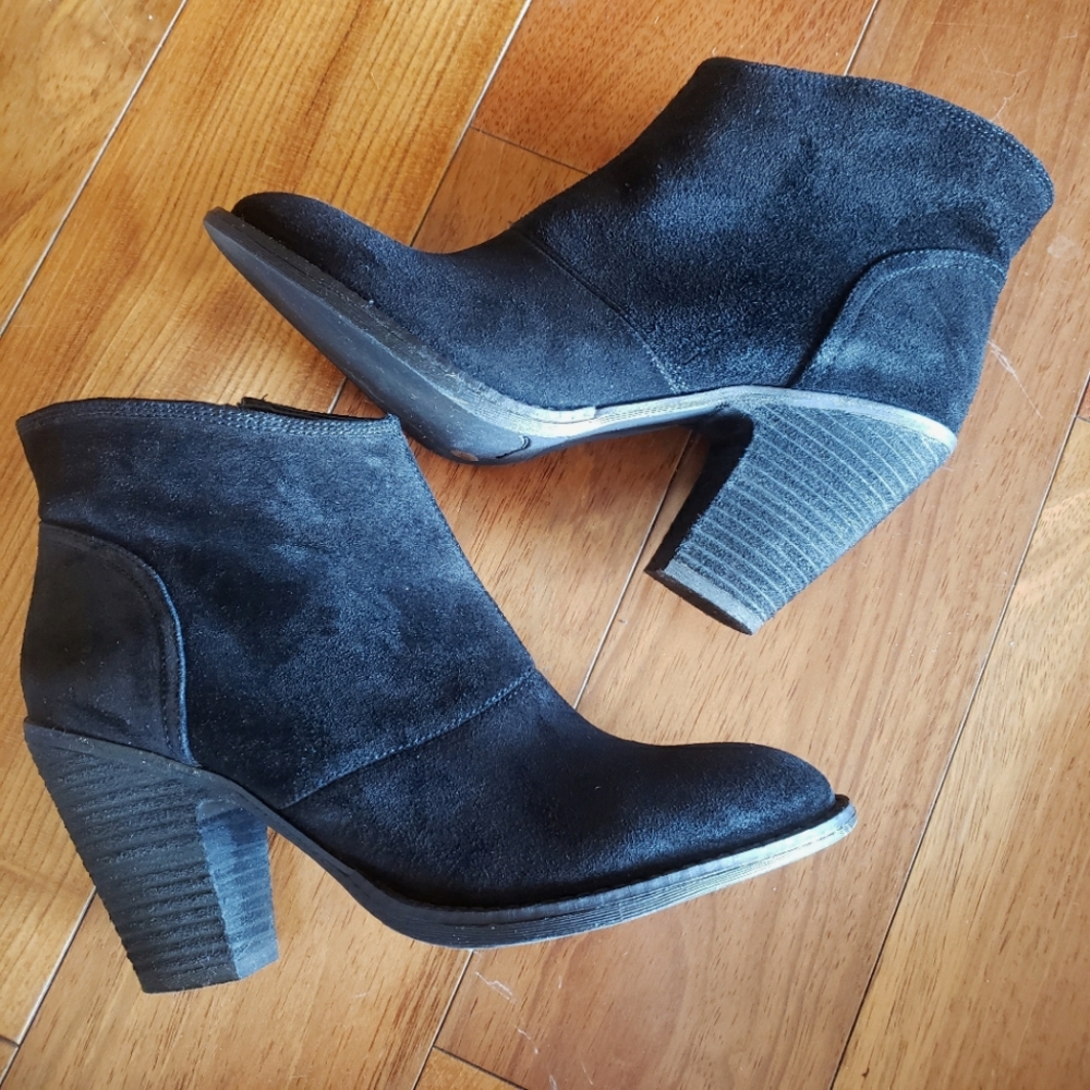 Jessica Simpson JS-Maxi Suede Ankle Booties Sz 8